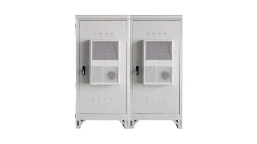 Energy storage battery cabinet.